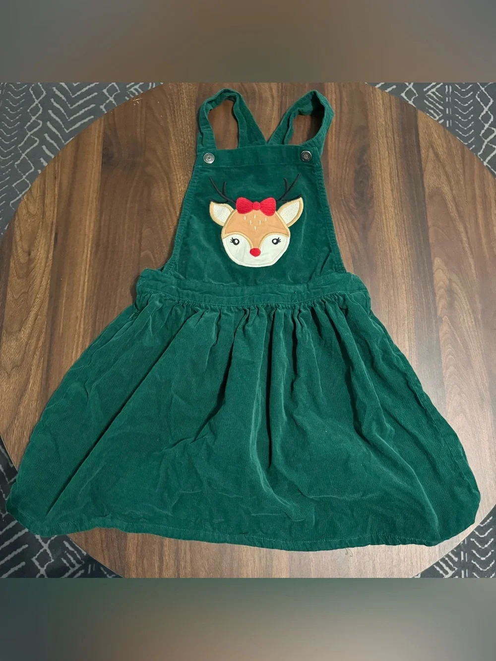 Girls Gymboree corduroy Christmas dress